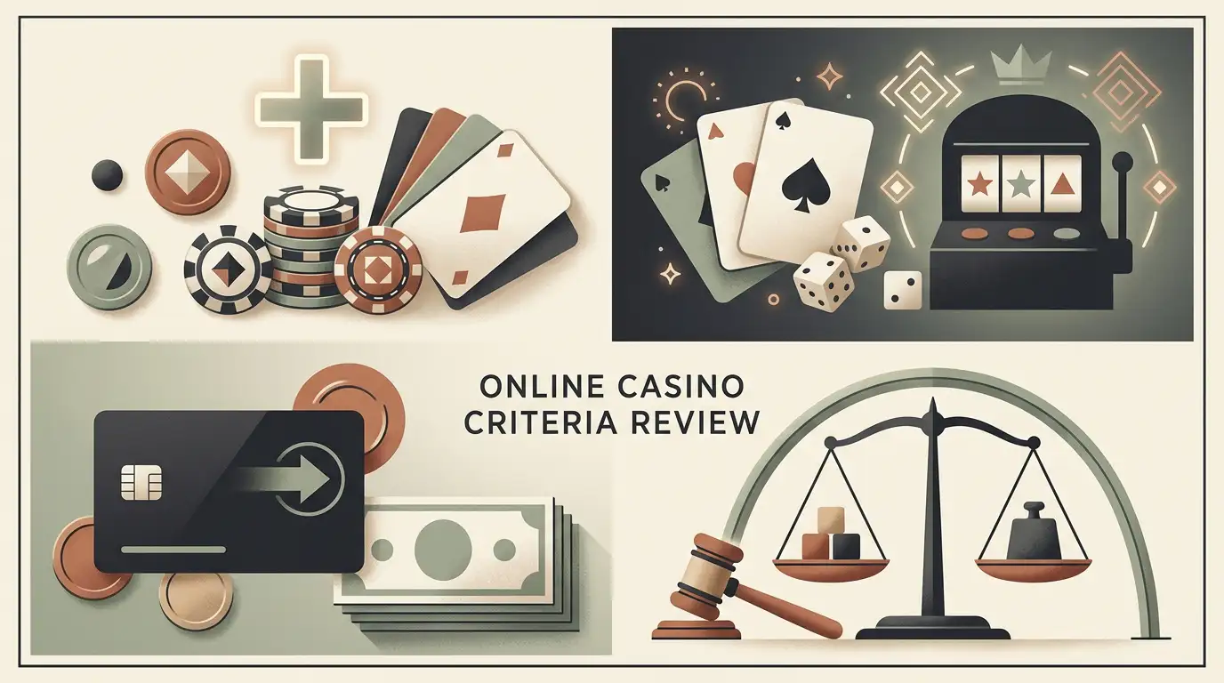 Illustration comparing bonus games payments and licence criteria